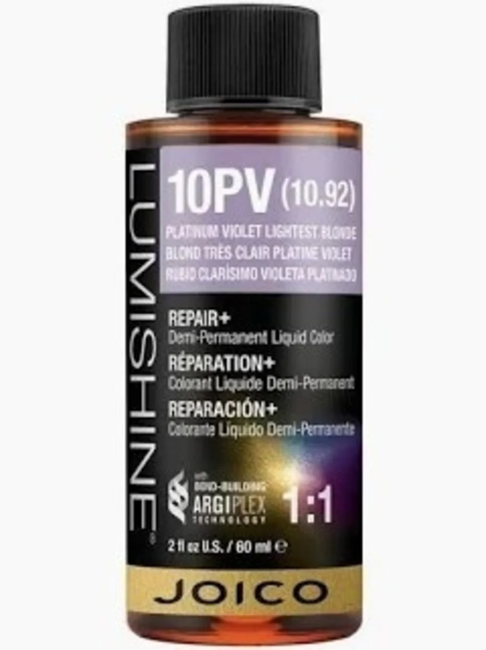Joico Lumishine 10PV Demi-Permanent Liquid Hair Color
